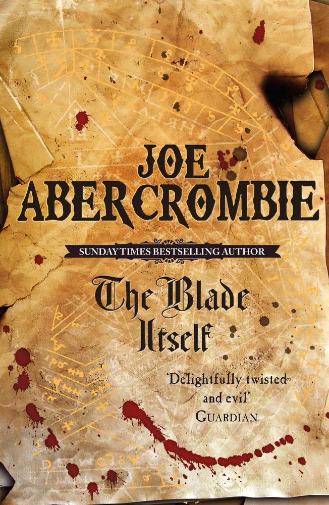 The Blade Itself, by Joe Abercrombie book cover. 