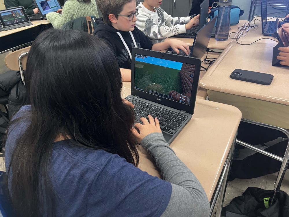 Kids on computers