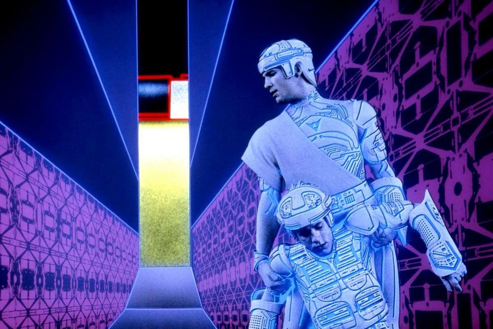 a still from TRON (1982) 