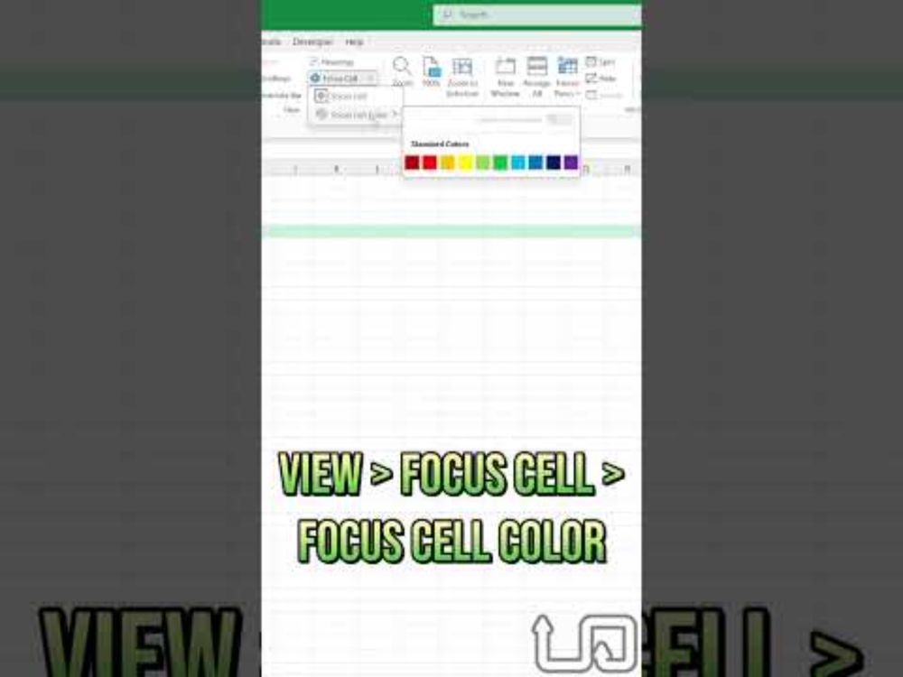 Excel's New Focus Cell Feature