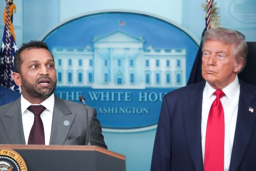 FBI Director Kash Patel and US President Donald Trump 