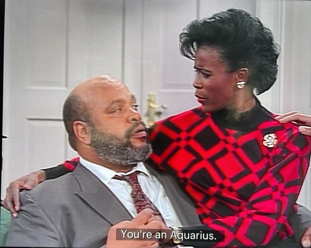 fresh Prince of Bel-Air TV show Vivian saying you’re an Aquarius