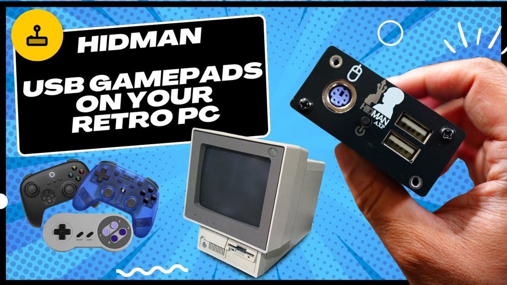 Use Modern Gamepads on Retro PC's with DOS
