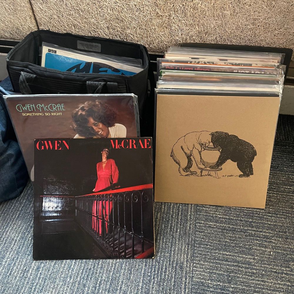 2 LPs by Gwen McCrae and one by Tim Reaper & Kloke (In Full Effect)