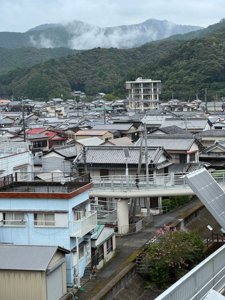 View of the town’s other tower, from the first one. 
