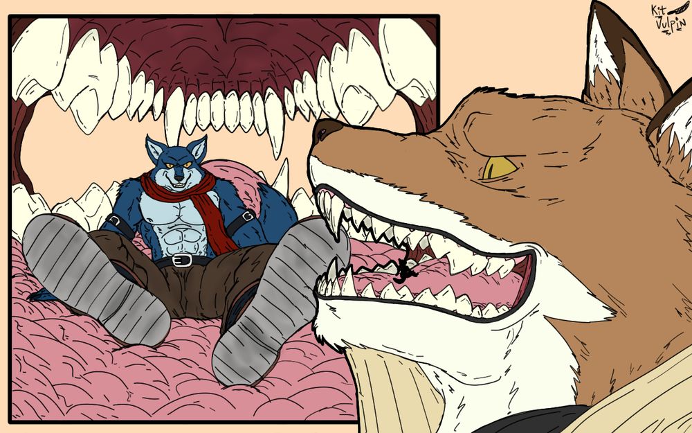 Bergamo chilling inside Sajin's maw
