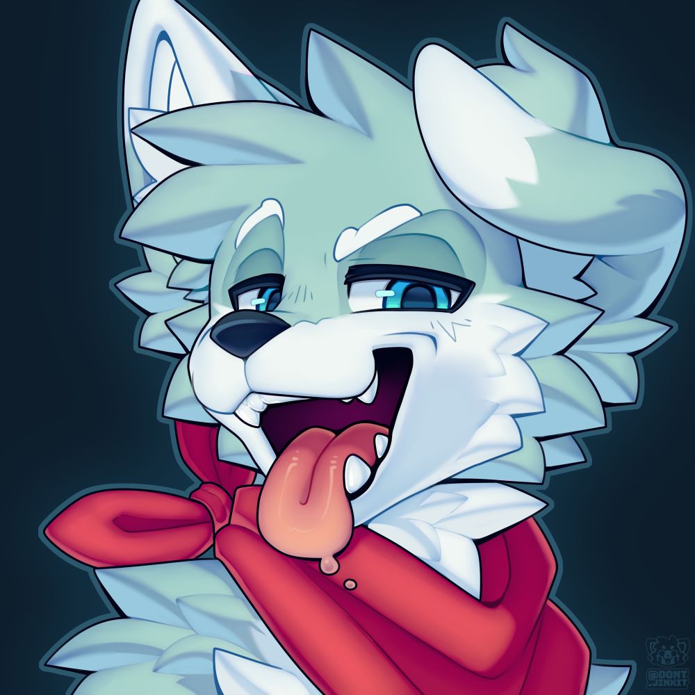 Evil mint dog art