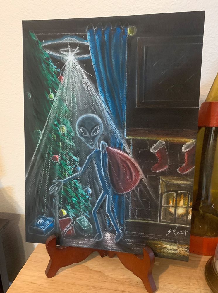 Christmas Art by Steve Neill
