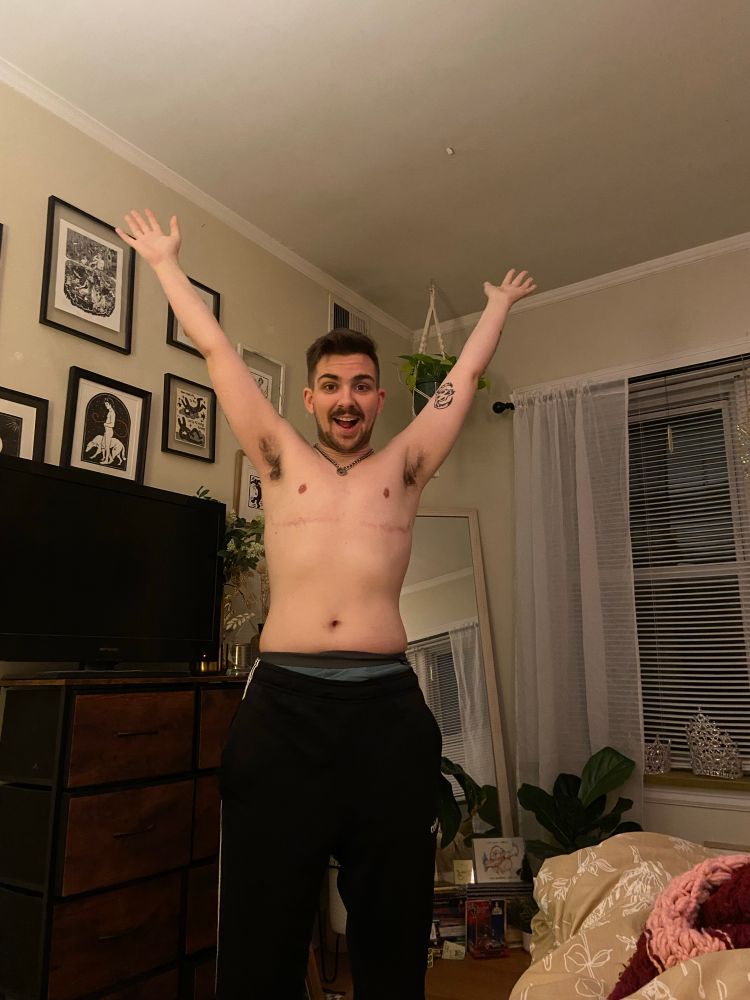 Max excited about something who knows 