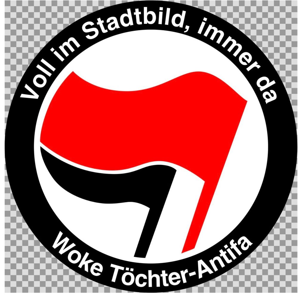 Woke Töchter-Antifa Symbol 