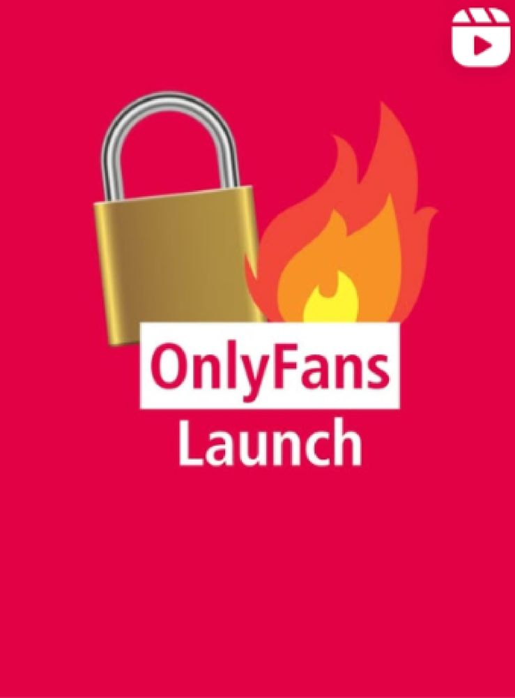 1. April Instagram Kachel von Ver.di mit "OnlyFans launch" und Flamme dahinter 