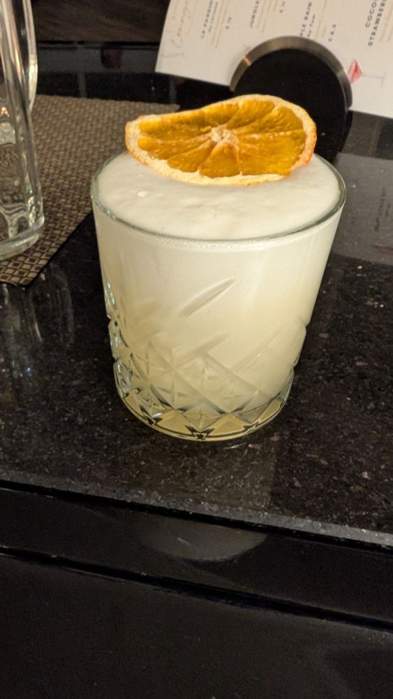 Fancy angerichteter Whisky Sour