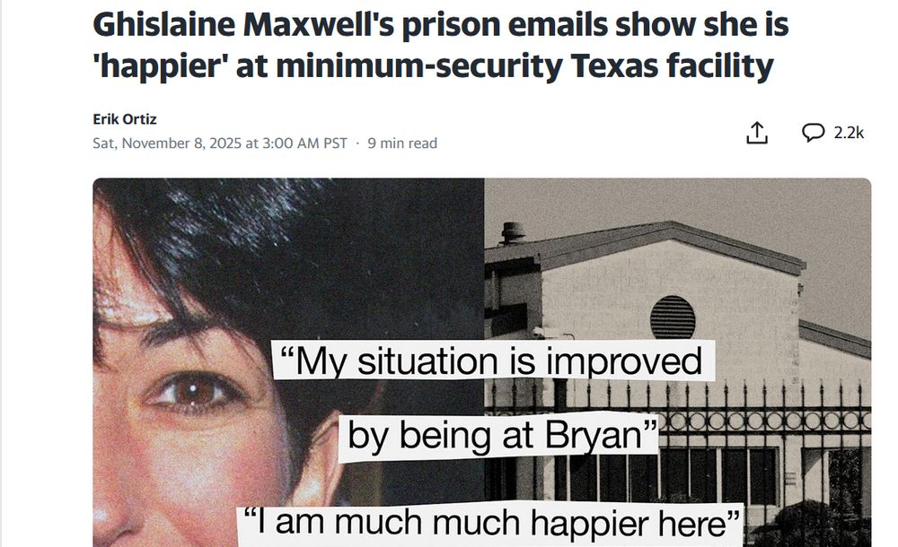 Ghislaine Maxwell's prison emails show she is 'happier' at minimum-security Texas facility