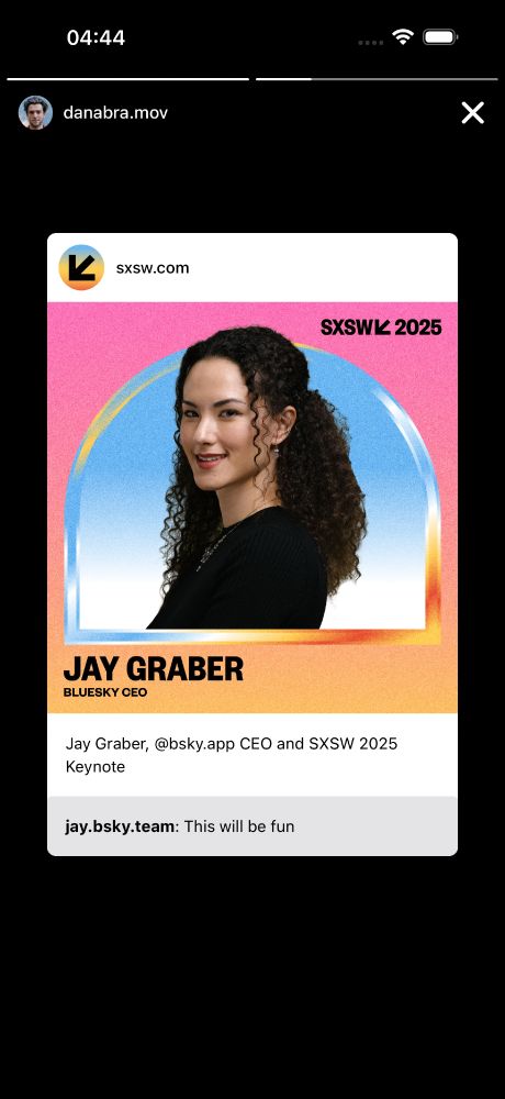 Mobile interface of stories on Pinksky app