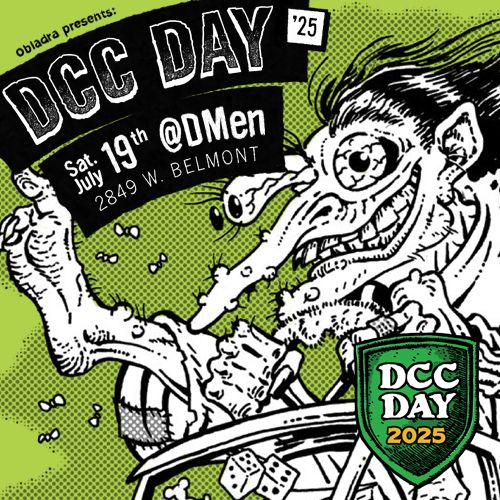 Flyer for DCC Day @ DMen Tap