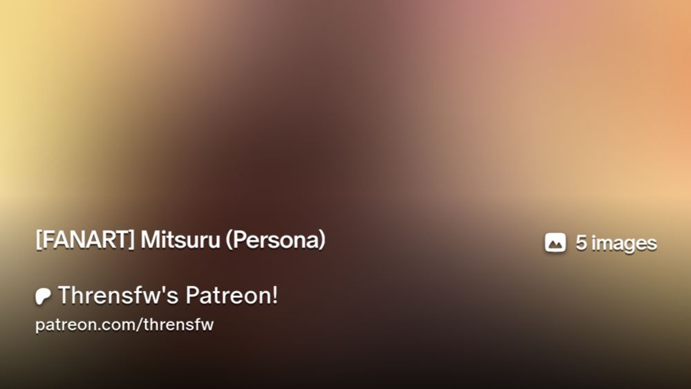 [FANART] Mitsuru (Persona) | Thrensfw's Patreon!