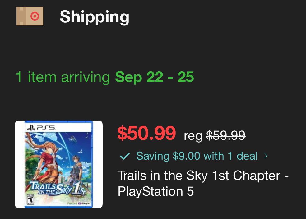 Trails in the Sky 1st Chapter pre order