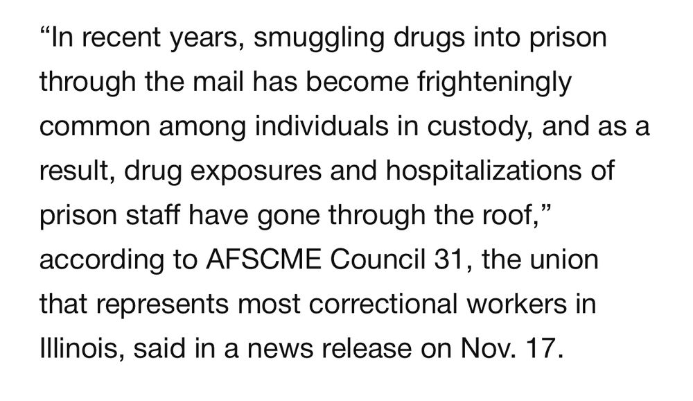 AFSCME lying about drugs in the mail