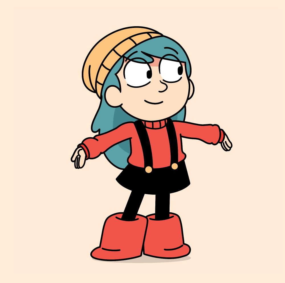 Ready to go out with friends in the winter :))
Based on Megan Ferguson's idea, the Assistant Director of Hilda The Series.