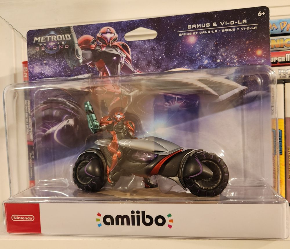 Image of the Metroid Prime 4 samus amiibo