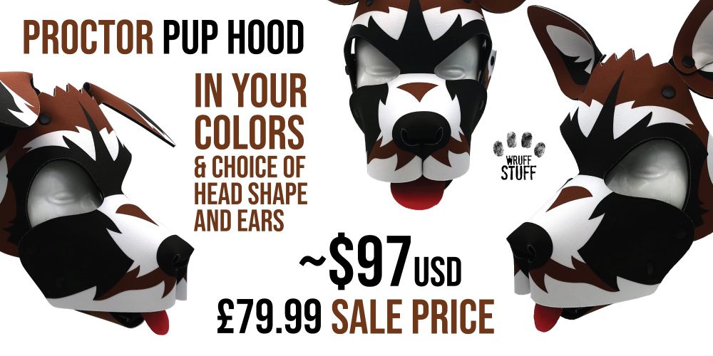 "Proctor" Pup Hood for under $100USD