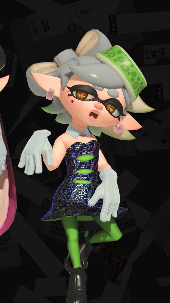 Marie from hit video game splatoon