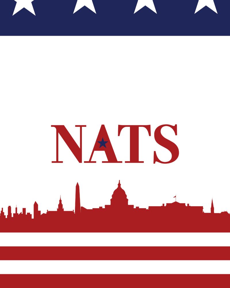 Washington Nationals "NATS" in the style of Veep