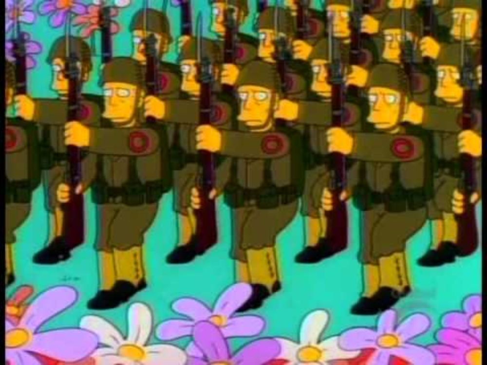 Simpsons Hippie Dream