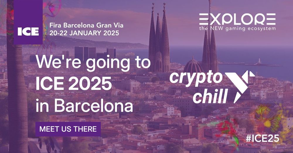 CryptoChill is attending ICE 2025 in Barcelona, January 20-22