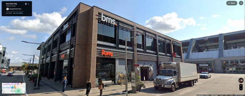 Google Streetview of buildings at Lansdowne