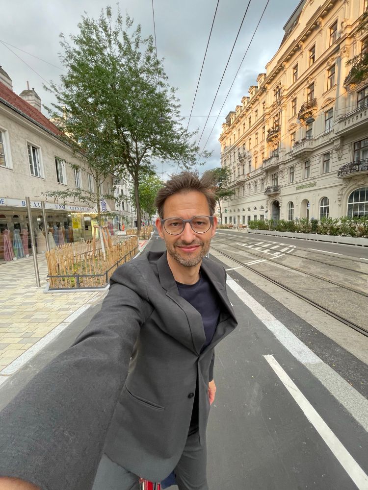 Selfie am Radweg