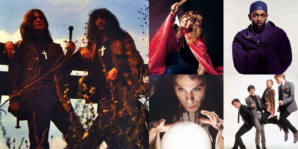 Black Sabbath Ozzy Osbourne Dio Kendrick Lamar Franz Ferdinand