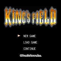 King's Field Mobile Title Screen