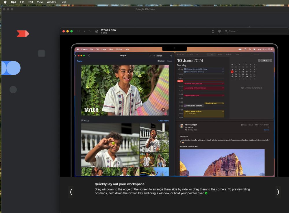 New Mac Os has drag and snap feature with the new version but windows snaps with a gap to other edges or windows.