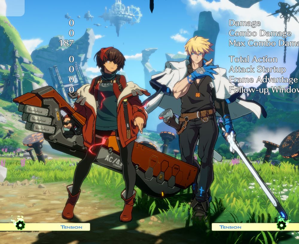 Red alt color for Unika in Guilty Gear Strive! next to her Dad Ky :3