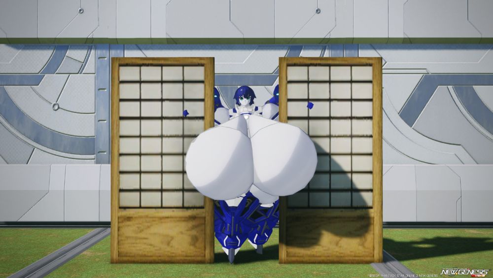 The previously mentioned CAST character, posing between two doors. It's awfully squishy...