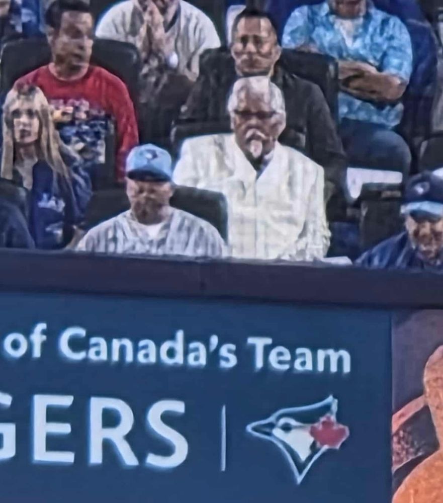 Col Sanders at the Blue Jays game