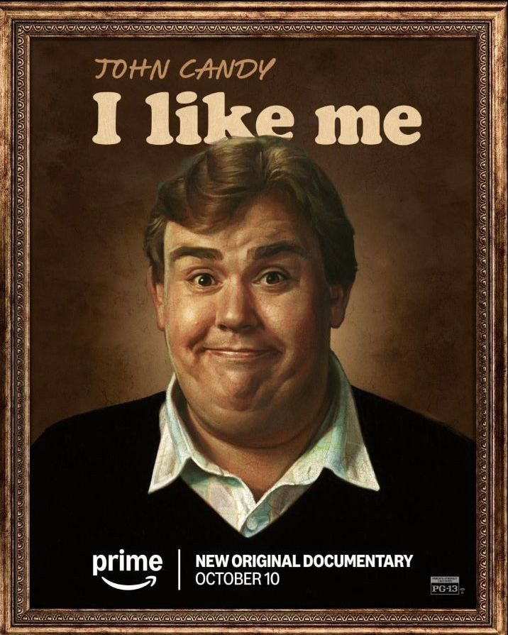 Poster for documentary “John Candy: I Like Me”