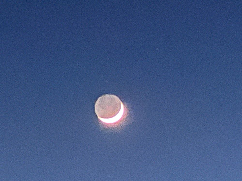 Zoomed in moon