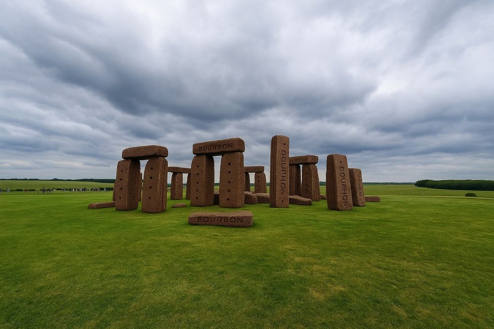 Stonehenge as bourbon biscuits 