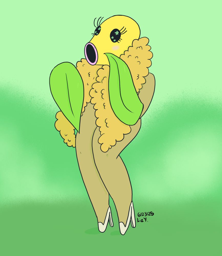 A very fancy sassy Bellsprout 💅🏻