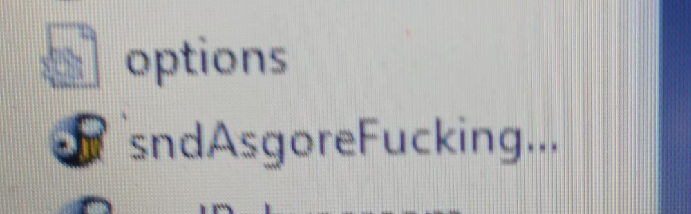 File named "sndAsgoreFucking..."