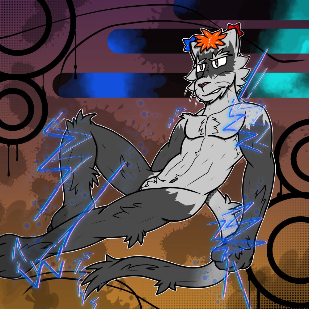 Kale, summoning his electricity 