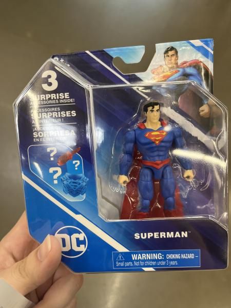 The SpinMaster Superman 3.75 inch figure in box