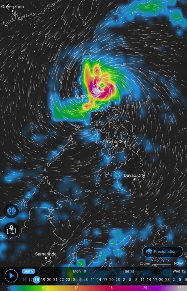 Typhoon situation right now as of 18:30 ACT/PHT/UTC+8