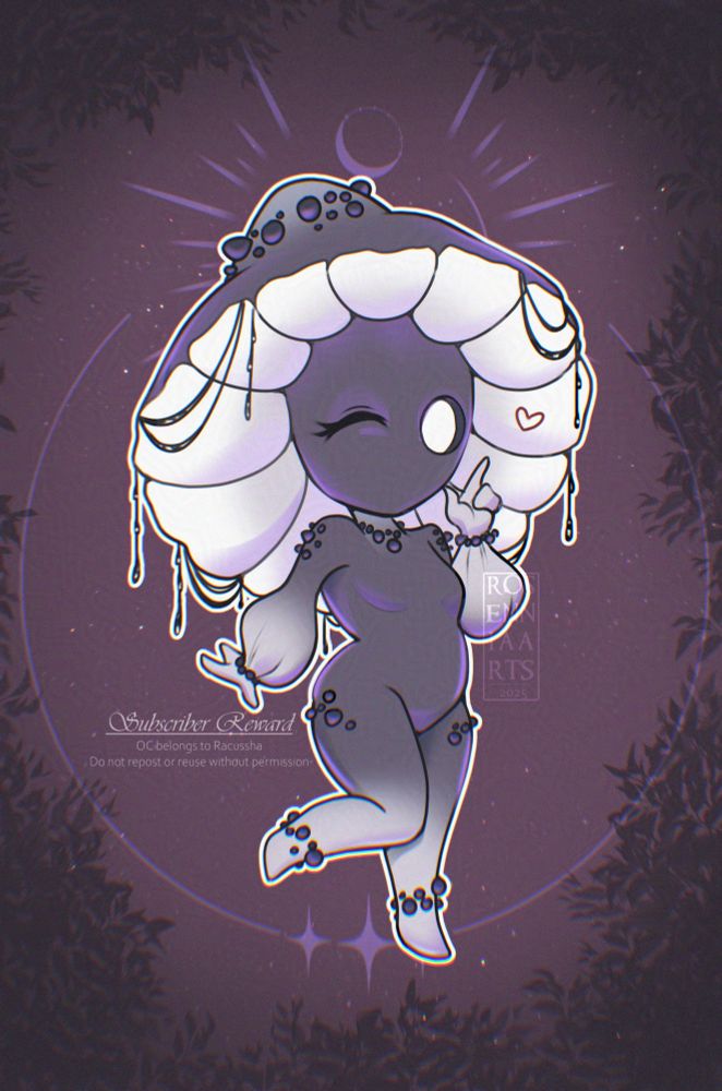 cute chibi mushroom girl