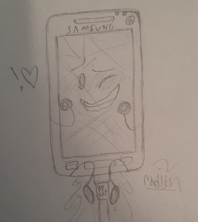 Galaxy, my Object Show OC, is getting some pleasure from her charger