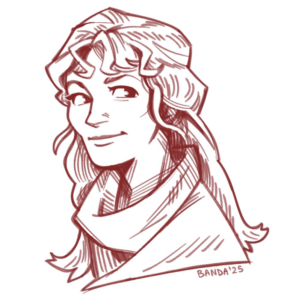 Sketch of Liz Shaw from Doctor Who for a tumblr user