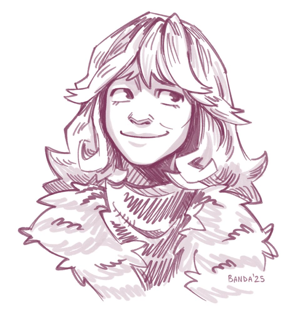 jo grant sketch from doctor who for a tumblr user