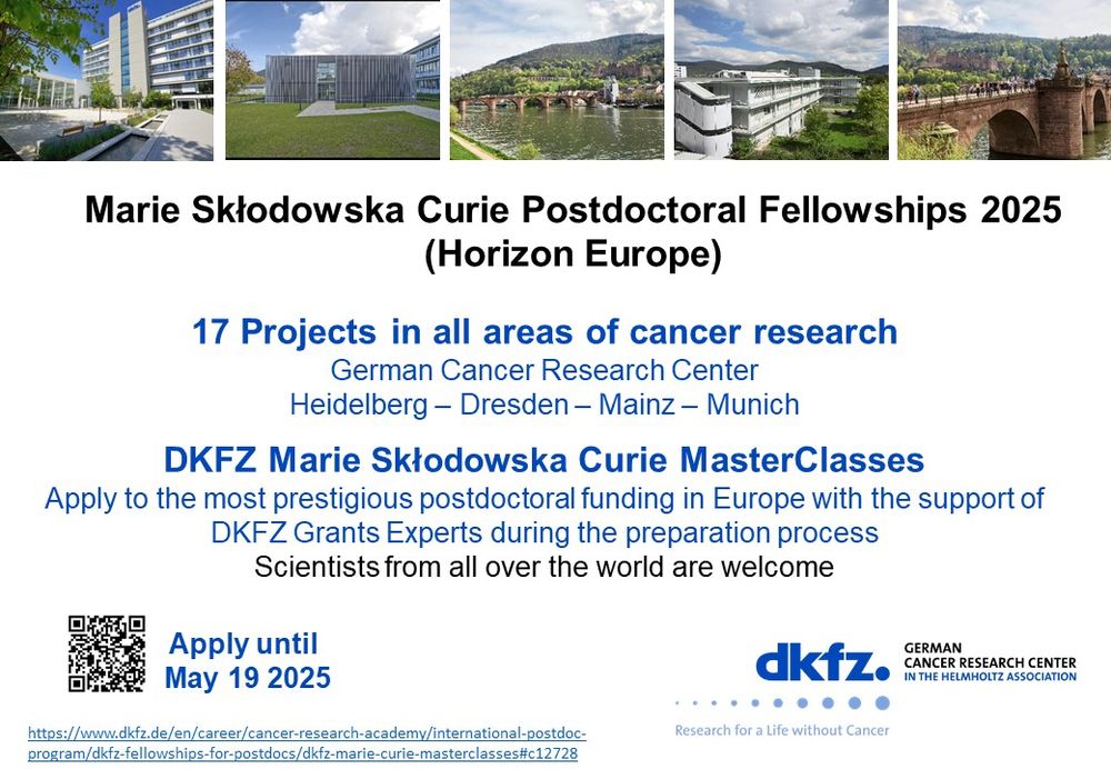 Apply to DKFZ Marie Skłodowska Curie MasterClasses
